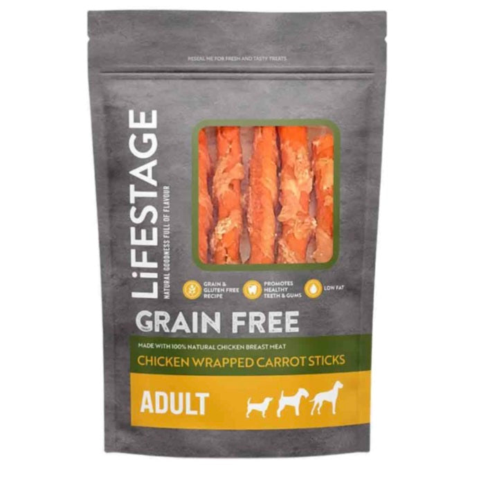 Lifestage Chicken Wrapped Carrot Sticks